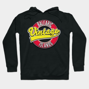 Balearic Islands Vintage logo Hoodie